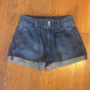 Denim mom shorts (never worn)